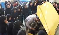 بازدید آموزشی دانش آموزان مدرسه نمونه دولتی دختران شیروان از مرکز آموزش فنی  و حرفه ای شهرستان